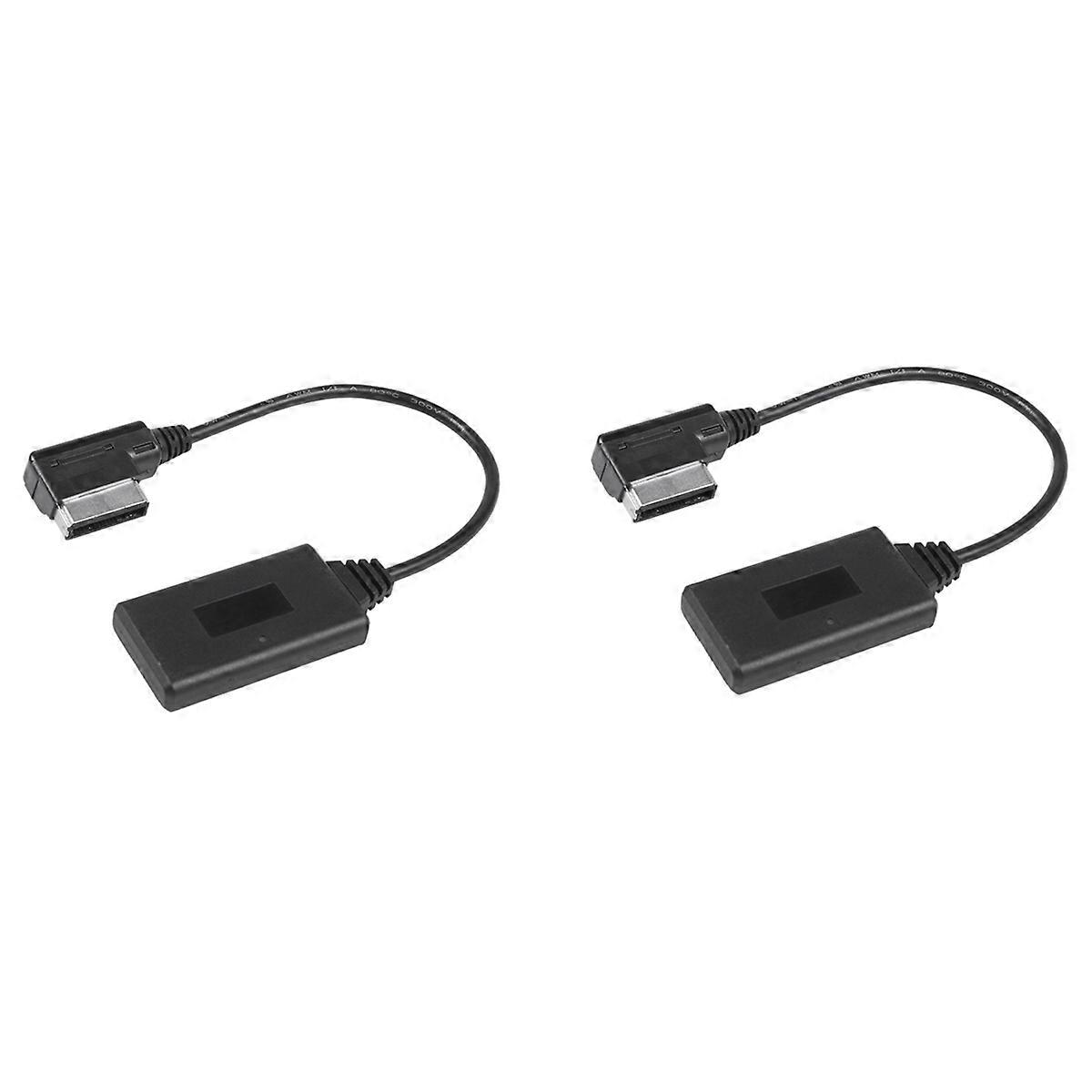 2X Car Wireless Bluetooth Module Music Adapter Auxiliary Receiver Aux Audio Cable for W212 S212 C207