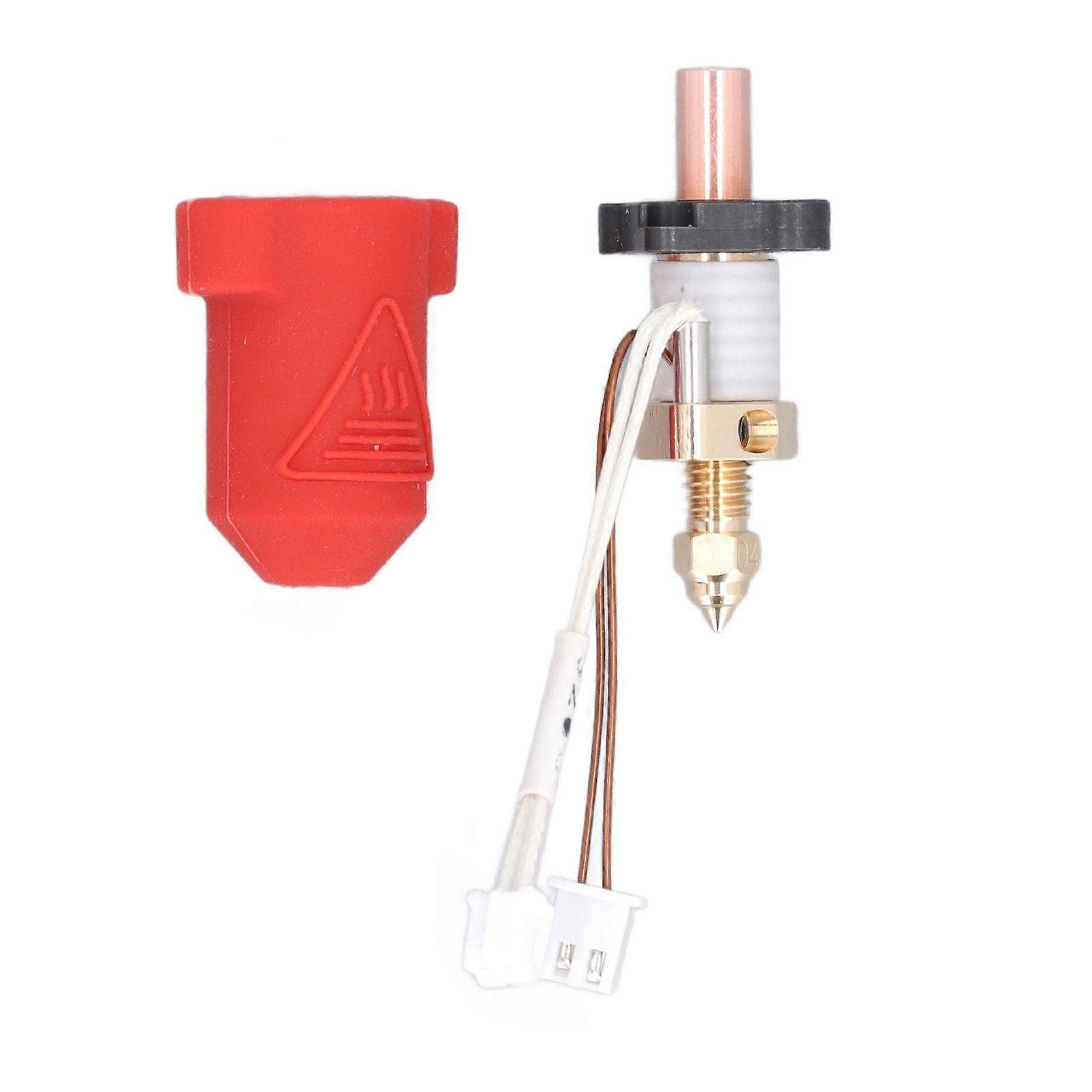 Ceramic Heating Block Kit High Flow Speed Printing Hot End with Thermistor Brass Nozzle Ti Alloy Copper Heatbreak for K1 K1 Maximum