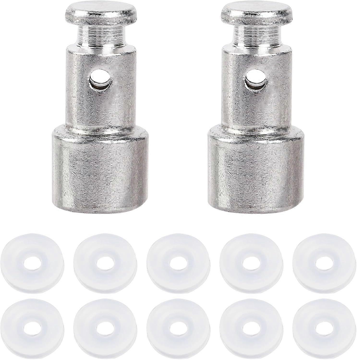 2 Pcs Universal Replacement Floater Valve with 10 Pcs Silicone Gaskets Electric