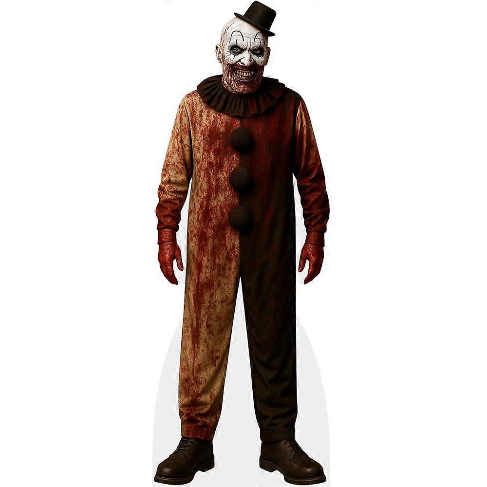 Horror Clown (Bloody) Cardboard Cutout (lifesize OR mini size). Standee. Stand Up.