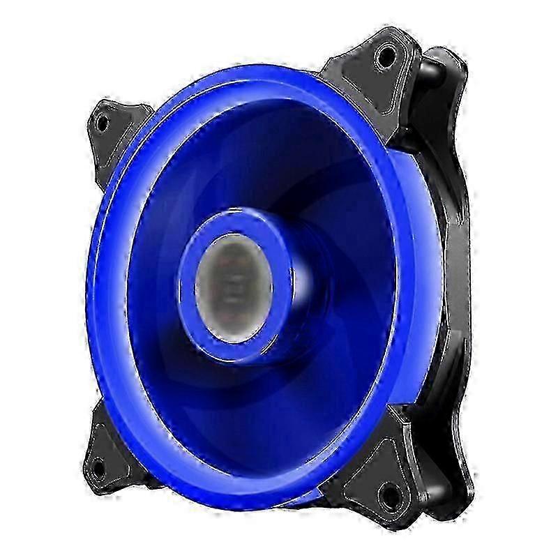 Universal 12cm 15LED Dual Aperture Silent PC Computer Case Cooling ...