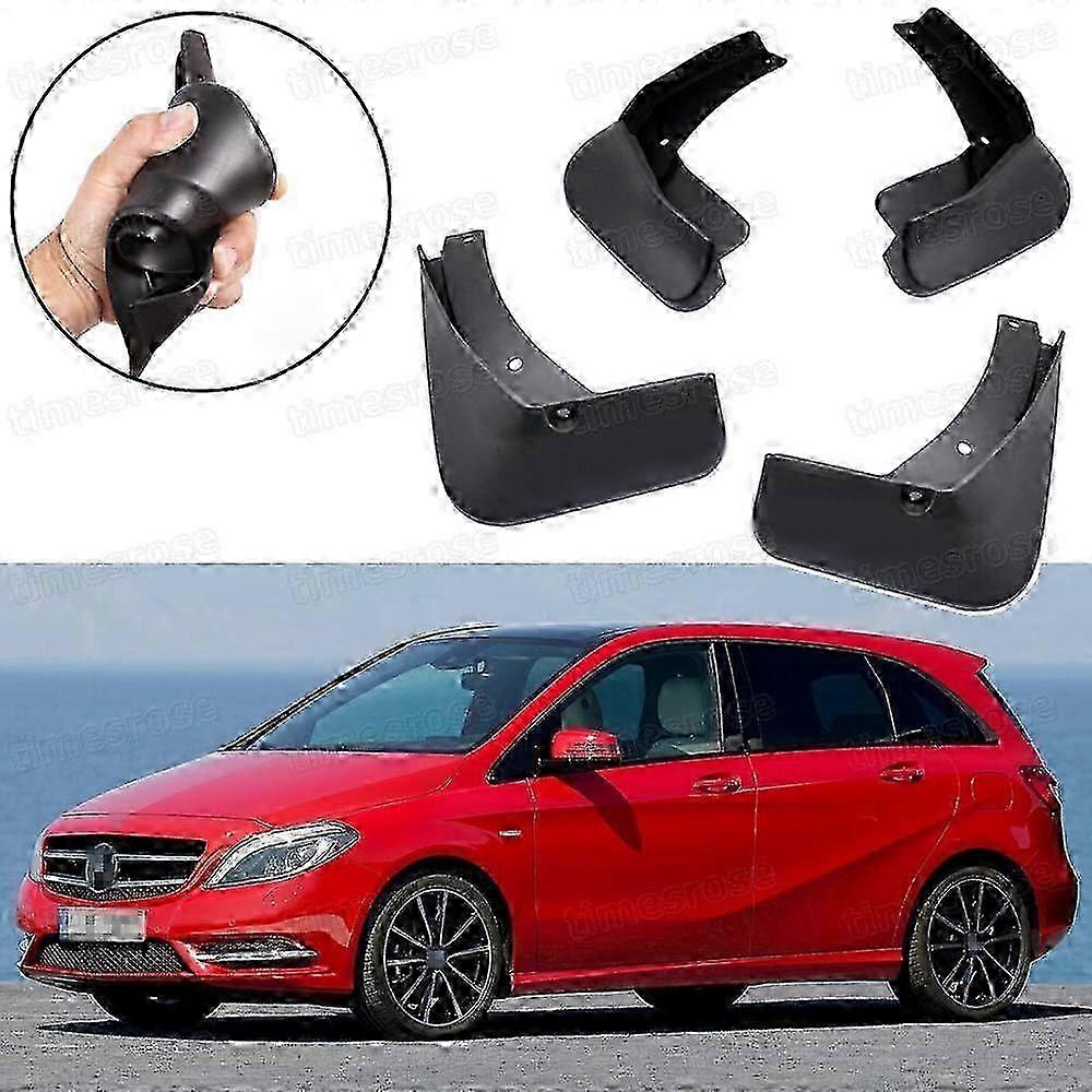 4Pcs Car Mud Flaps Splash Guards Fender Mudguard for Mercedes B-Class 2012-2018