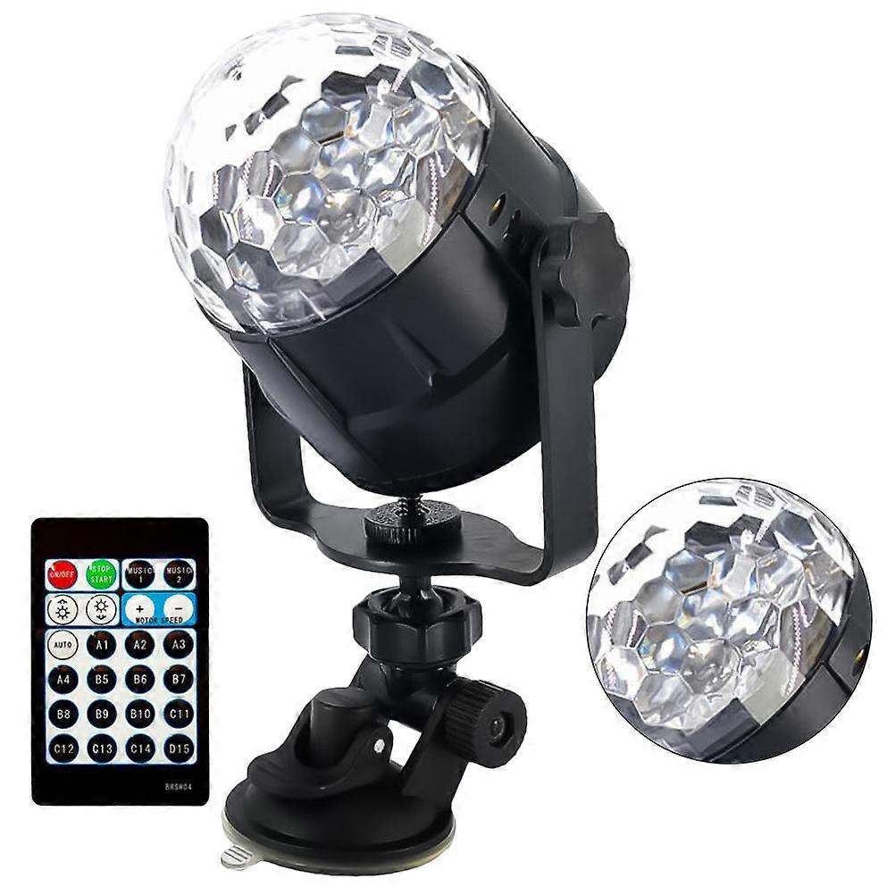 USB Powered Projection Light for Party and Holiday Decoration Remote Control 15 Colors Plastic Black