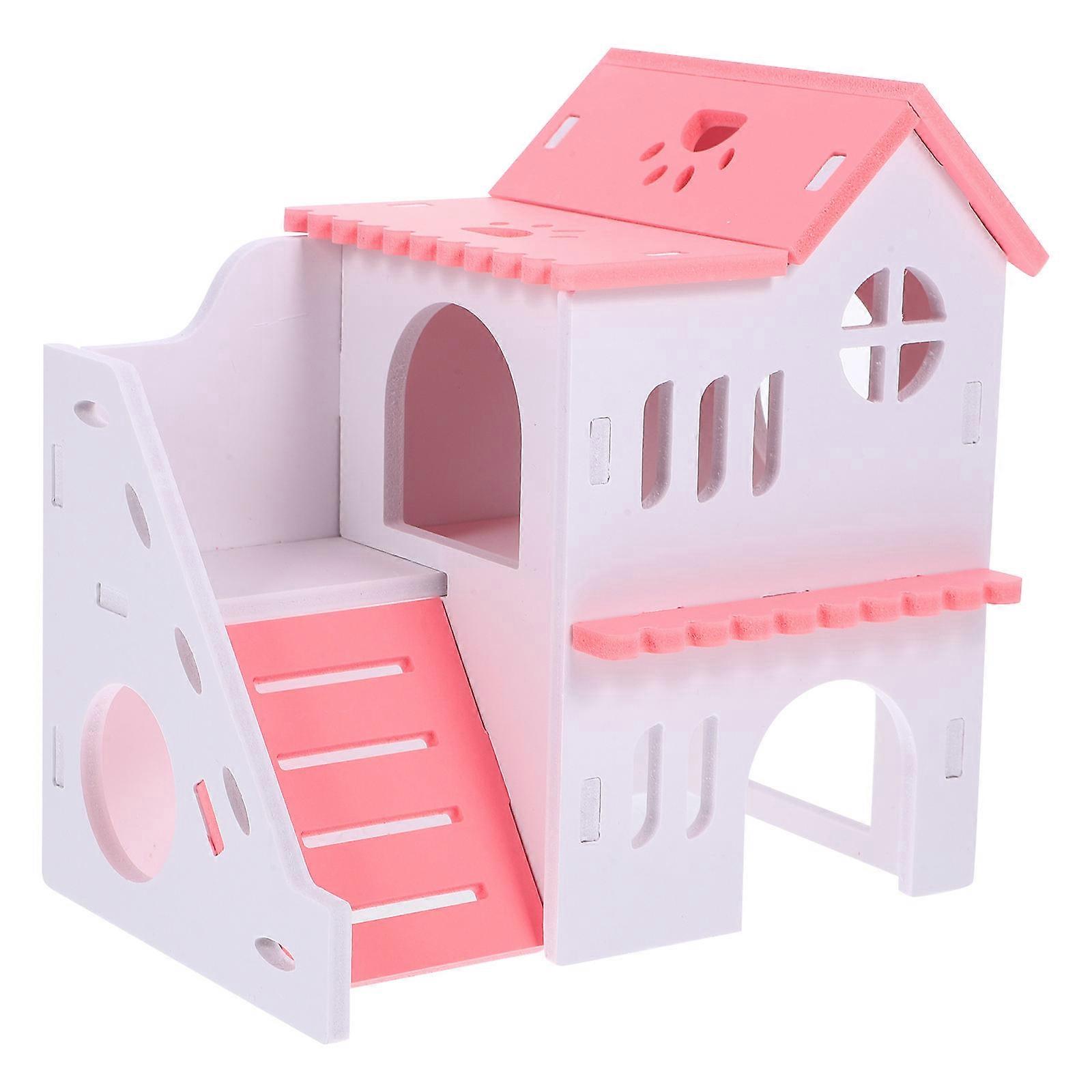 Compact Animal Hideout House for Hamsters, Guinea Pigs, and Rats – Decorative Cage Tunnel for Sleeping, Relaxing, and Playtime