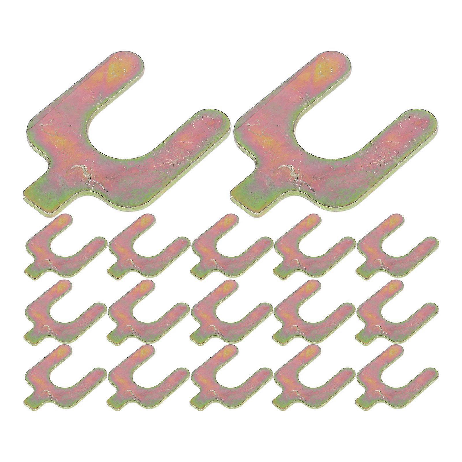 50pcs U Shaped Shims Kit for Car Alignment Adjusting Angle Auto Body and Wheel Tools for Precise Vehicle Maintenance