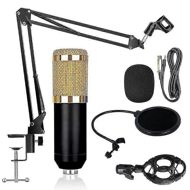 Microphone set with V8 sound card