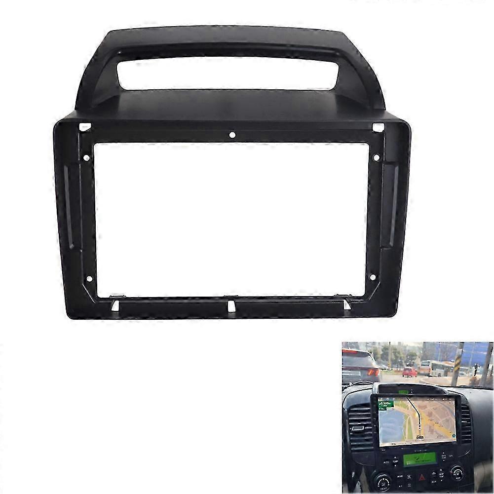 Marco de Fascias de Radio de Coche para Kia Grand Carnival Sedona VQ 2006-2014 Kit de Montaje de Adaptador de Estéreo de 9 Pulgadas hwy