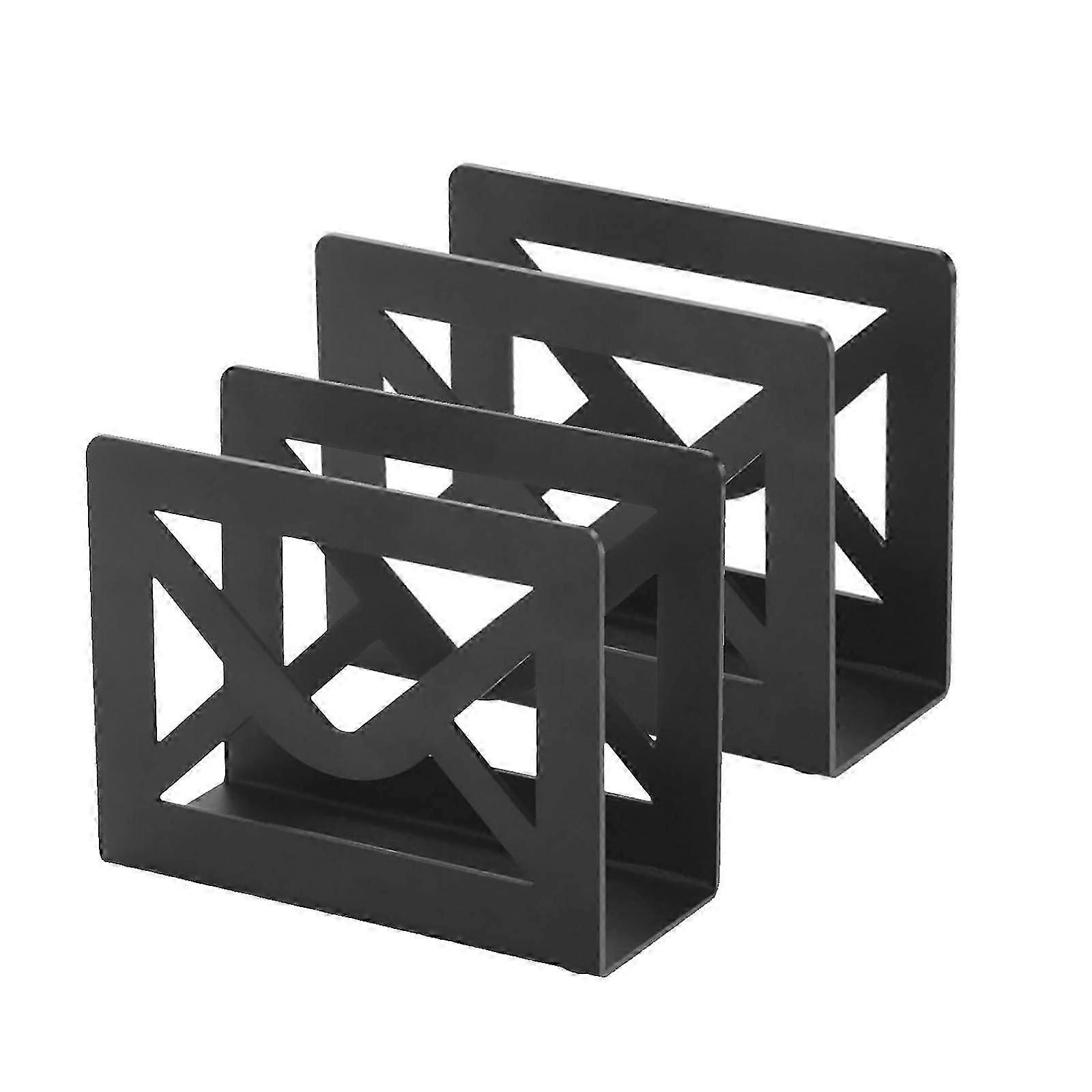 Efficient Desktop Writing Organizer Functional Iron Mail Holder Rack for Sorting Letters and Documents Efficient Storage Shelf 2 Sets