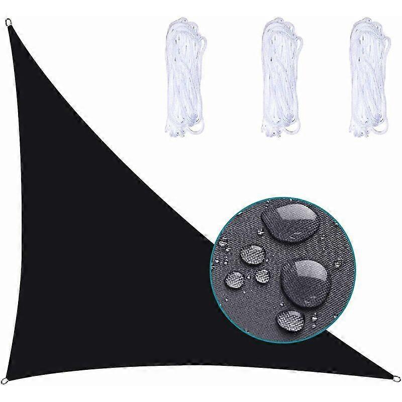 Triangle Shade Sail Waterproof Stretched Canvas UV Protection Waterproof Fabric
