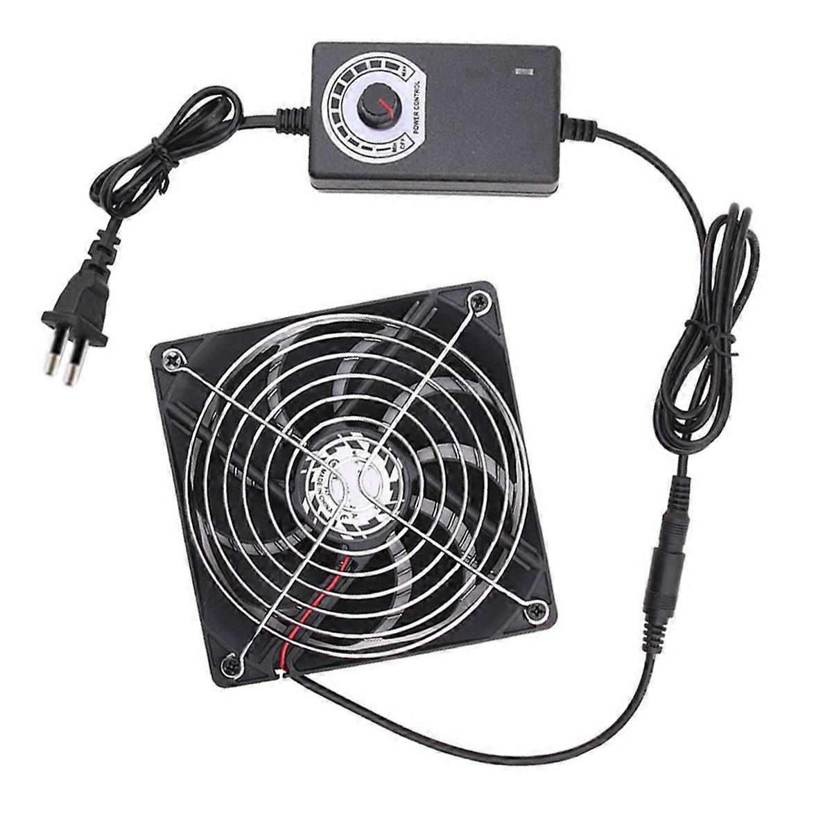 High Speed Axial Muffin Fan 120mm Variable Speed PC Fan EU