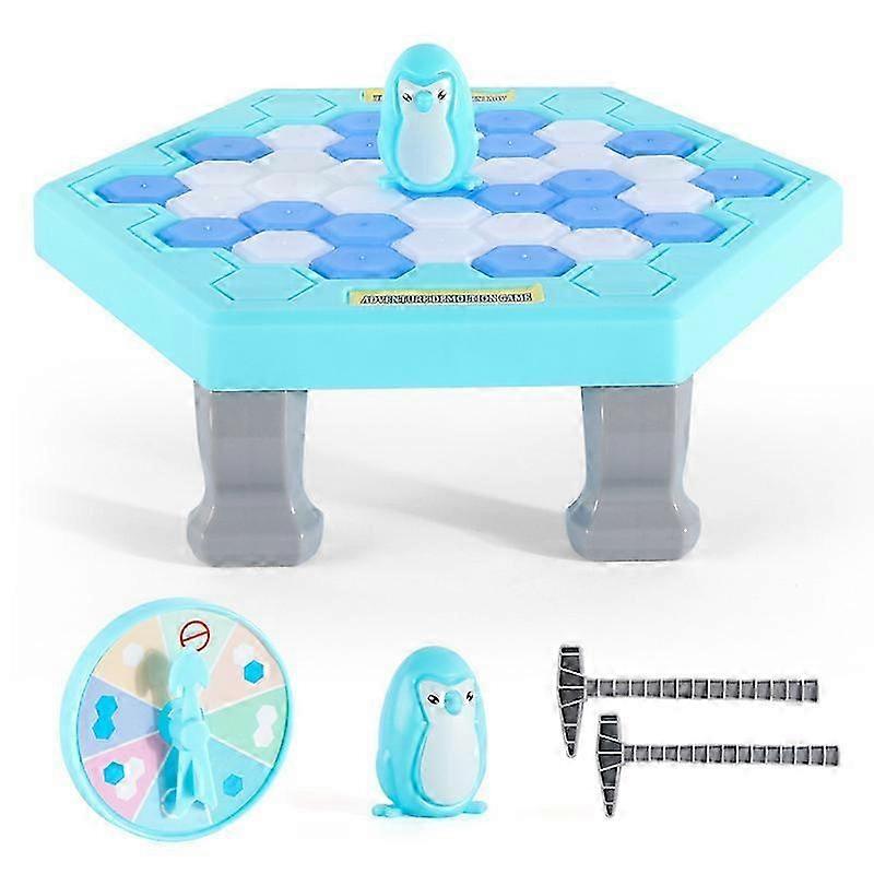 2025 Ice Board Game for Kids 4-8 Years Old, Ice Breaker Save the Penguins Family Fun Tabletop Game, Ice Breaker Penguin Trap Game Jigsaw Puzzle Toy Ch