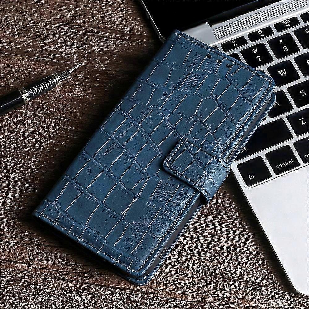 For Nokia 1 Plus Skin Feel Crocodile Texture Magnetic Clasp PU Leather Phone Case