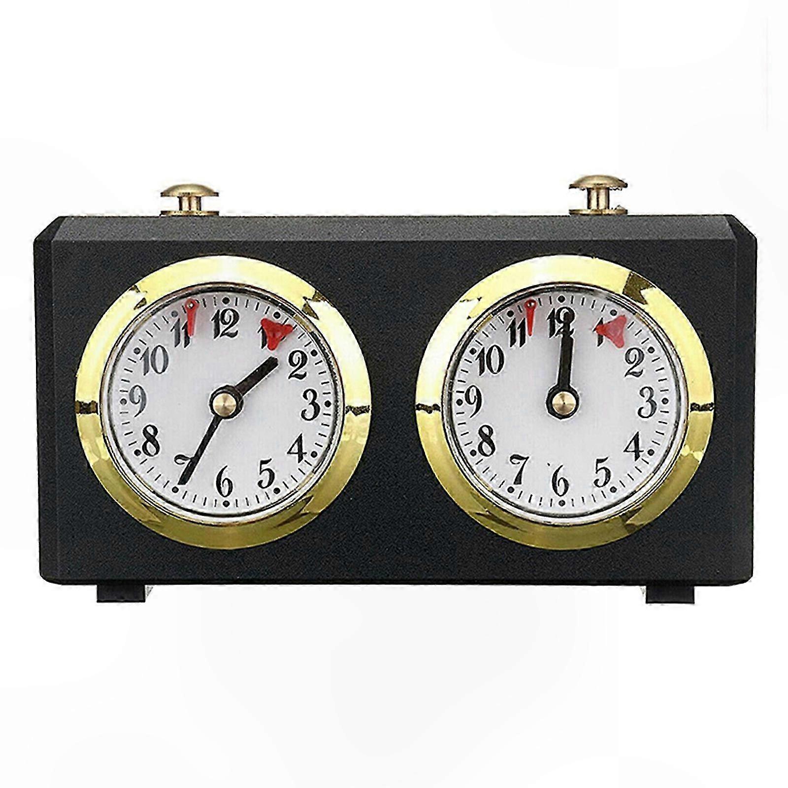 Mechanical Analog Chess Timer with Count Up and Down Function for Game Use