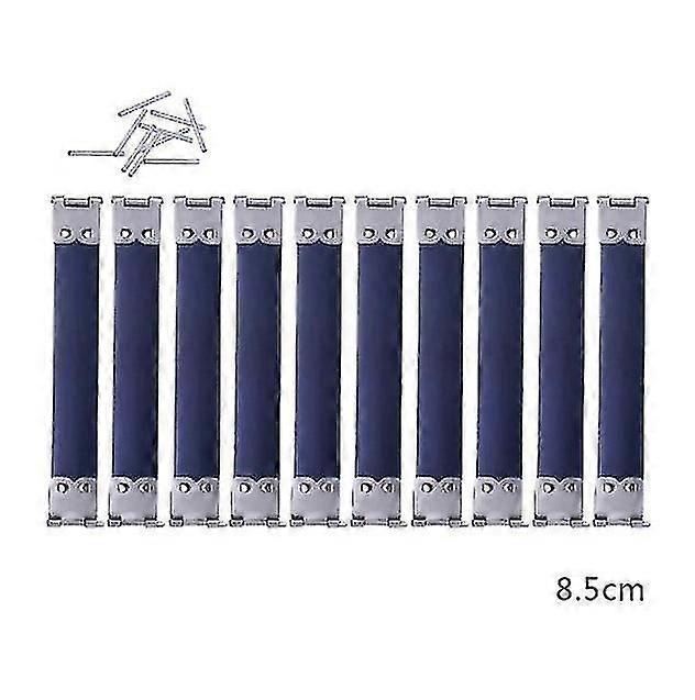 15x Geldbörse oder Brillenetui Flexrahmen Interne Flexfederklemme Silber 8,5cm