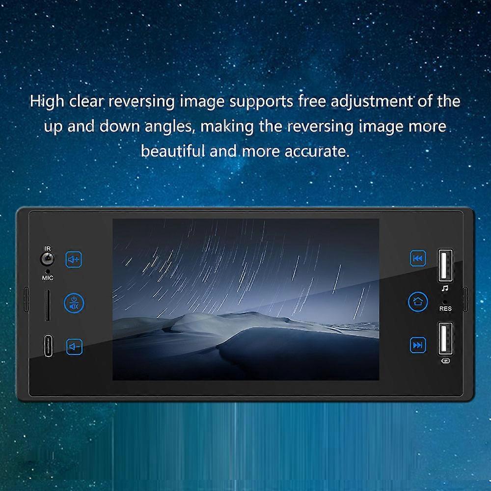 Car stereo with USB/AUX/TF connection for single din installation