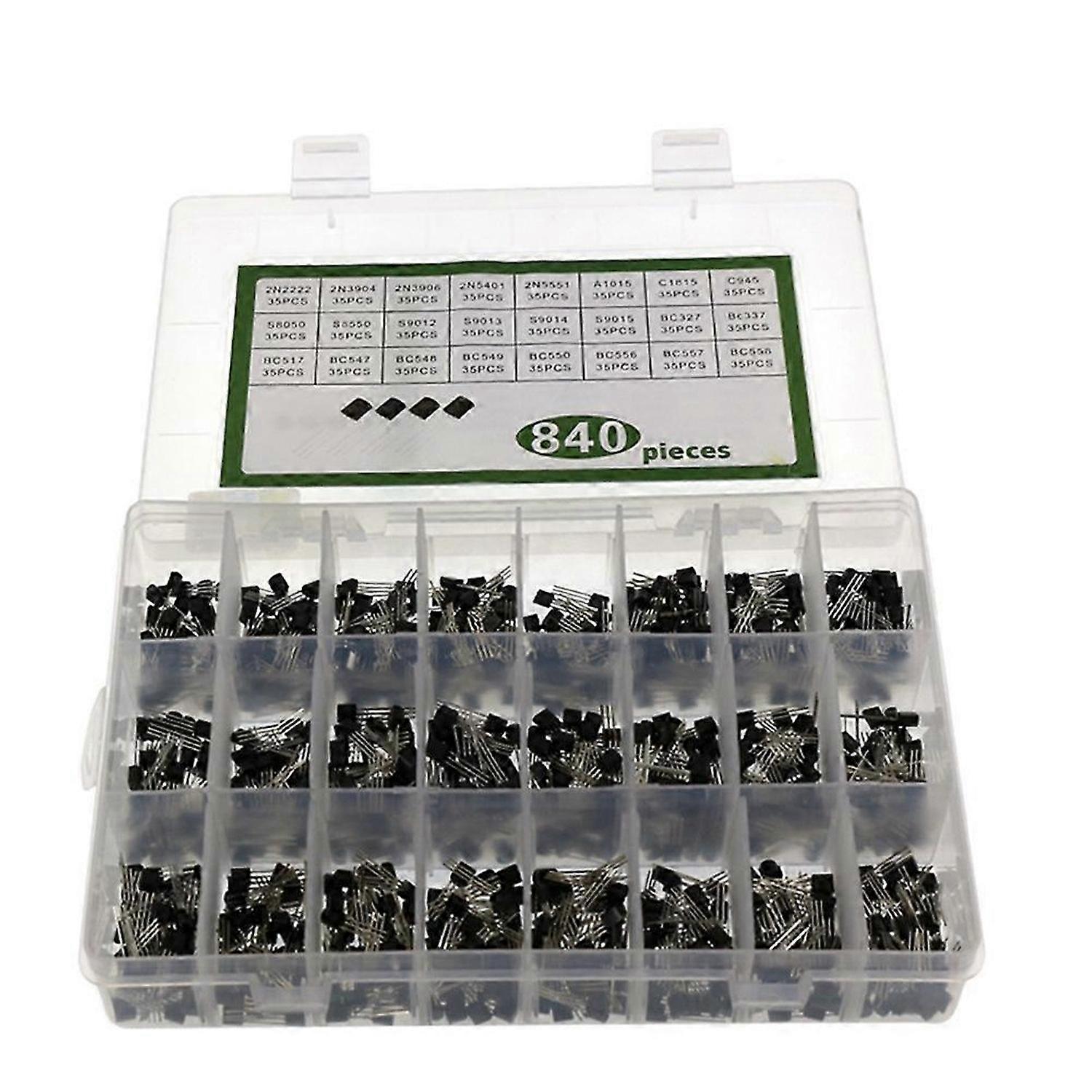 840Pcs/Set 24Values TO-92 Transistor BC547 BC327 Transistors Set