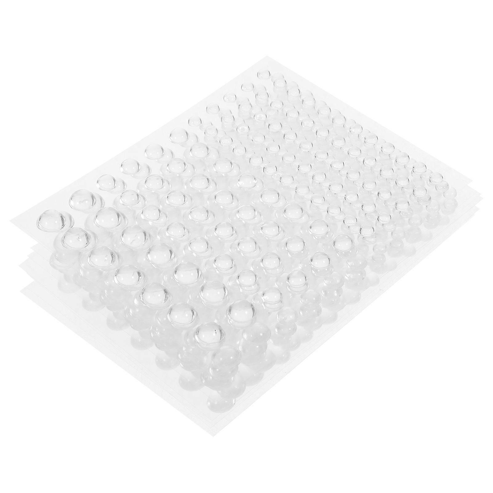 Clear Dewdrop Acrylic Stickers for DIY Card Decoration 32 Sheets