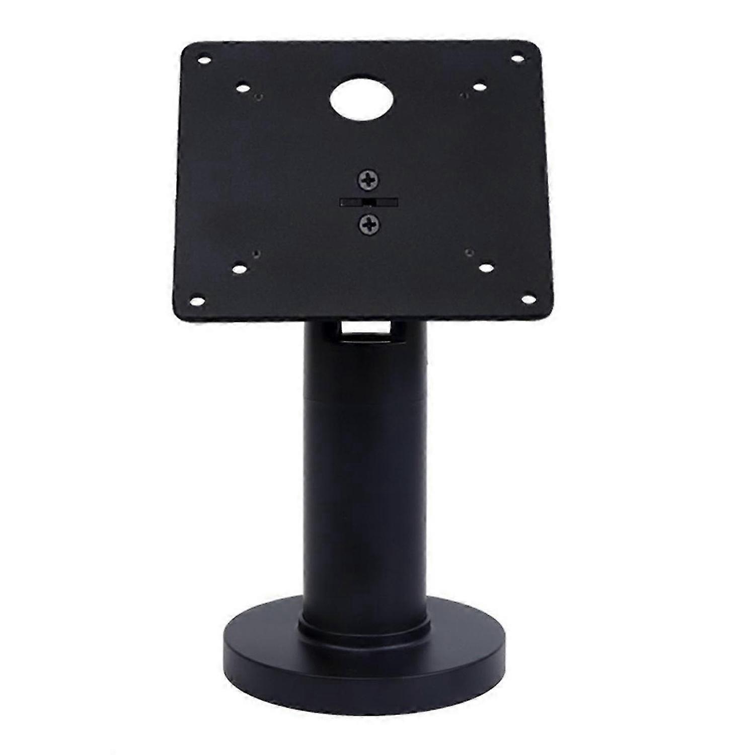 180 Tilting 360 Rotating Metal Mount Support Desktop Stand (Black)
