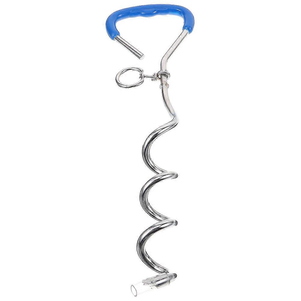 Blue Dog Tie Out Stake Heavy Duty Dog Ground Stake for Large Dogs