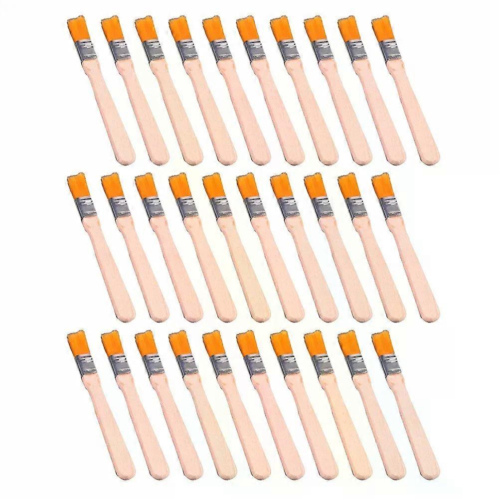 30pcs/set Cleaning Brush Dust Removal With Wooden Handle For Paint Drawing Tools Cleaning Brush Set Wooden Handle Paint Tool Set