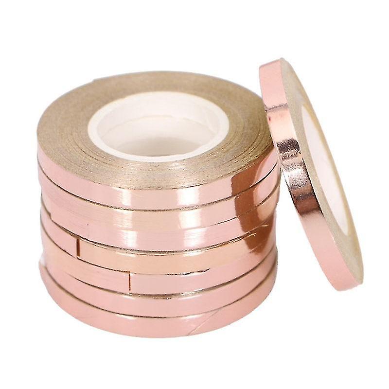 Balloons 5pcs/lot 10m Foil Balloon Laser Ribbon Rose Gold Balloon Strings Compatible With Event &