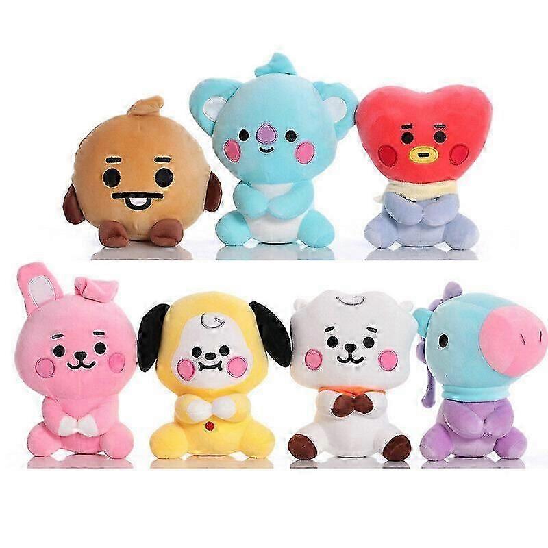 BTS BT21 PLUSH DOLL Keychain Standing Toy