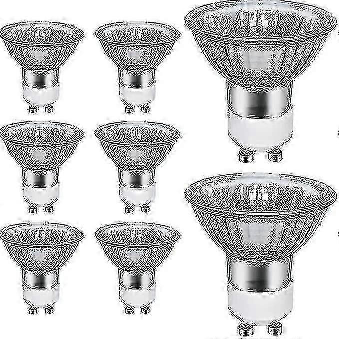octad pack gu10 50w halogenpærer 700lm 2700k varm hvid spotlys