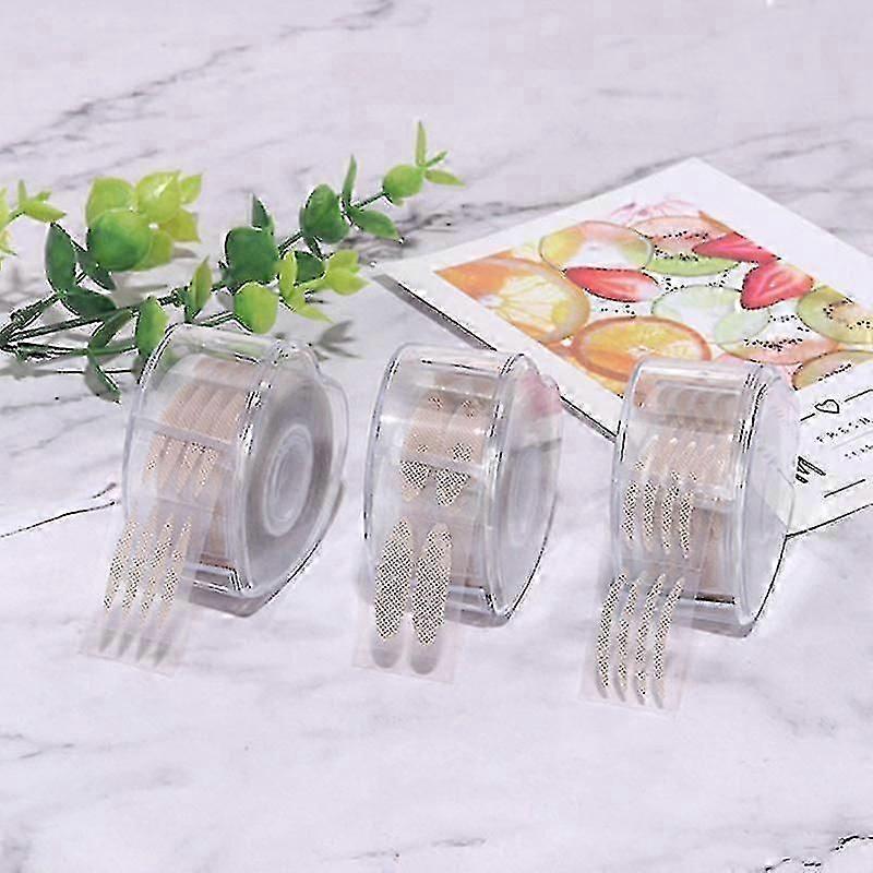 300 Pairs Lace Double Eyelid Stickers Natural Invisible Double Eyelid Tape Sticker Mesh