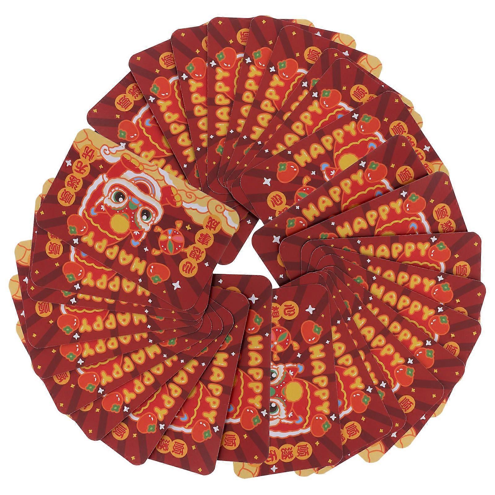 Chinese New Year Scratch Off for Kids 30Pcs Party Favor