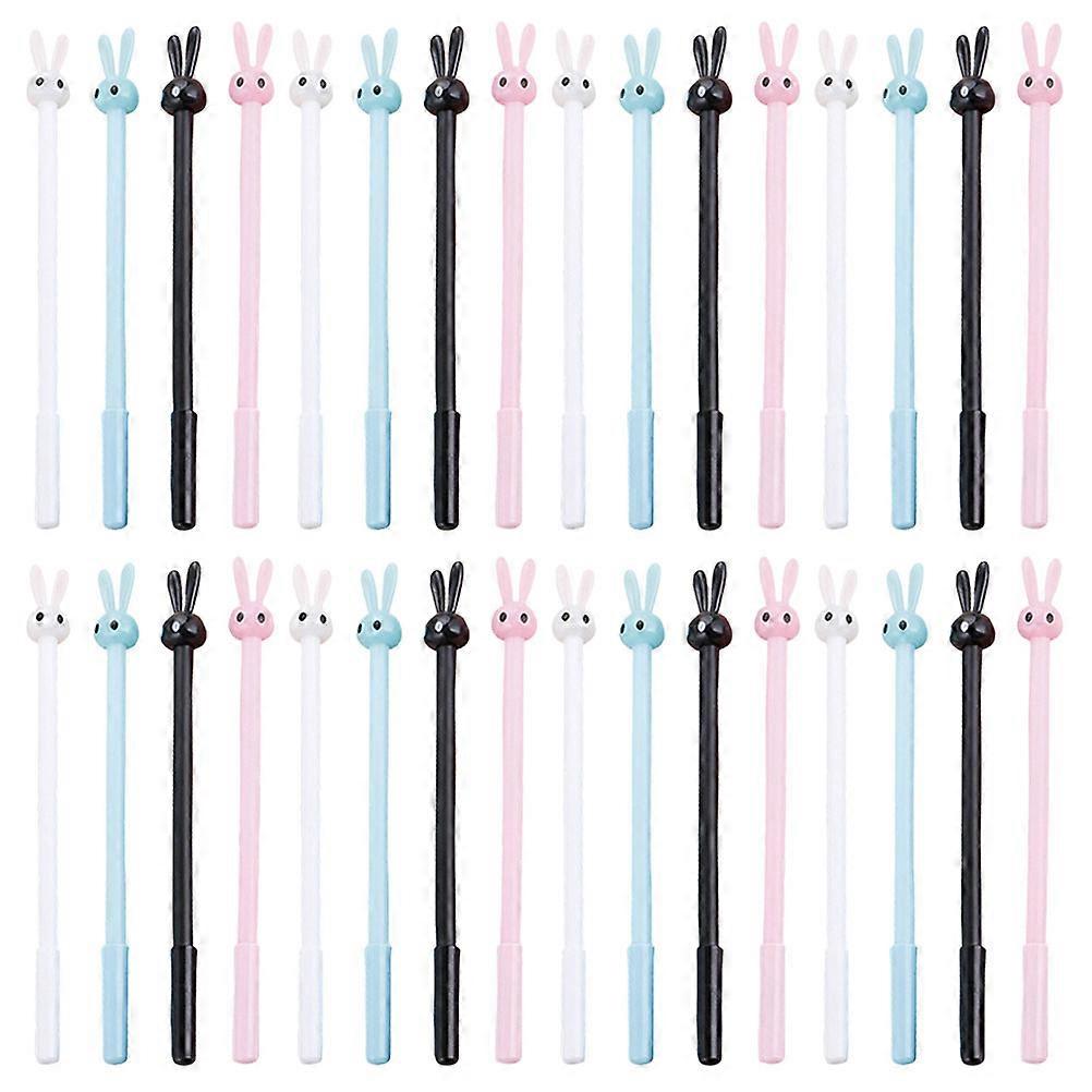 72 Pcs Cartoon Bunny Gel Pens Assorted Color Writing Pens Suitable For Home School Office Use Featuring Certified Technology