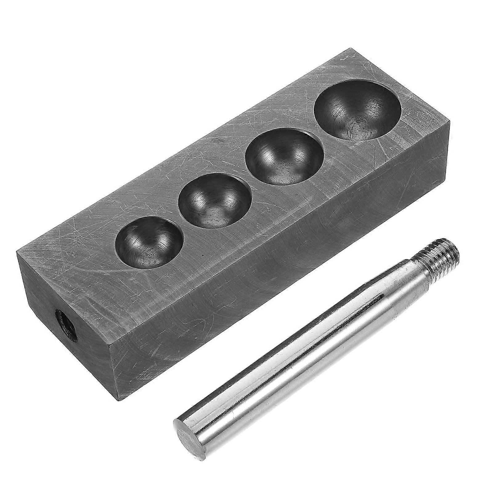 Jewelry Making Graphite Casting Mold Tool 2Pcs Ideal For Laboratory Equipment Crafts High Precision Design