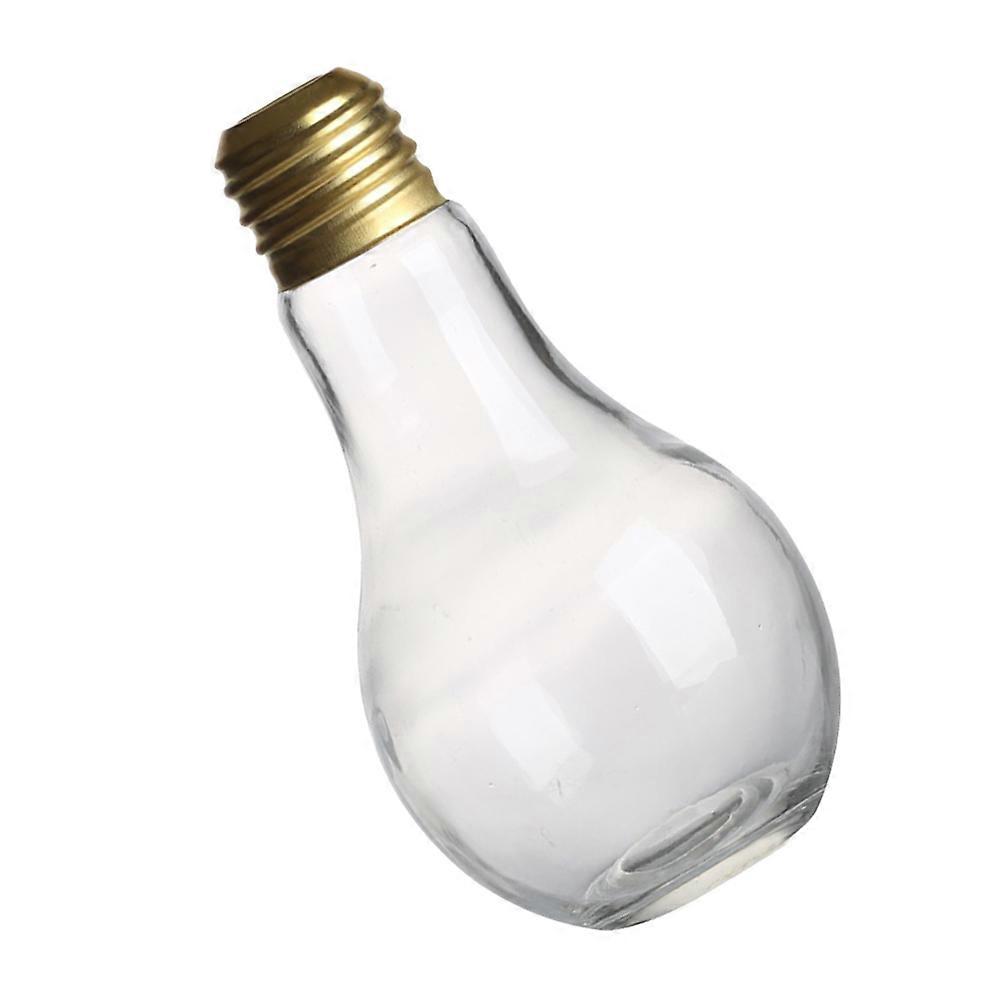 Bulb Bottle Light Bulb Shaped Glass Bottle for Drinking Use