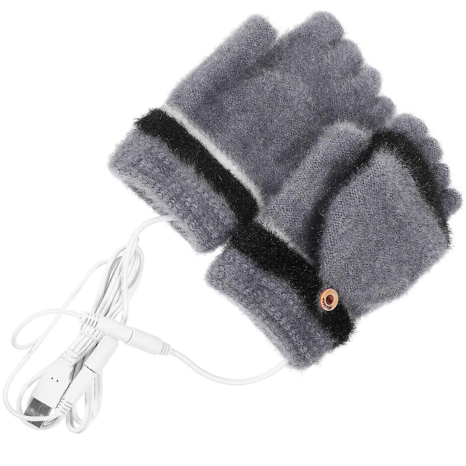 Winter Heated Gloves For In Material Offering Convenient USB Charging And 2 Pairs