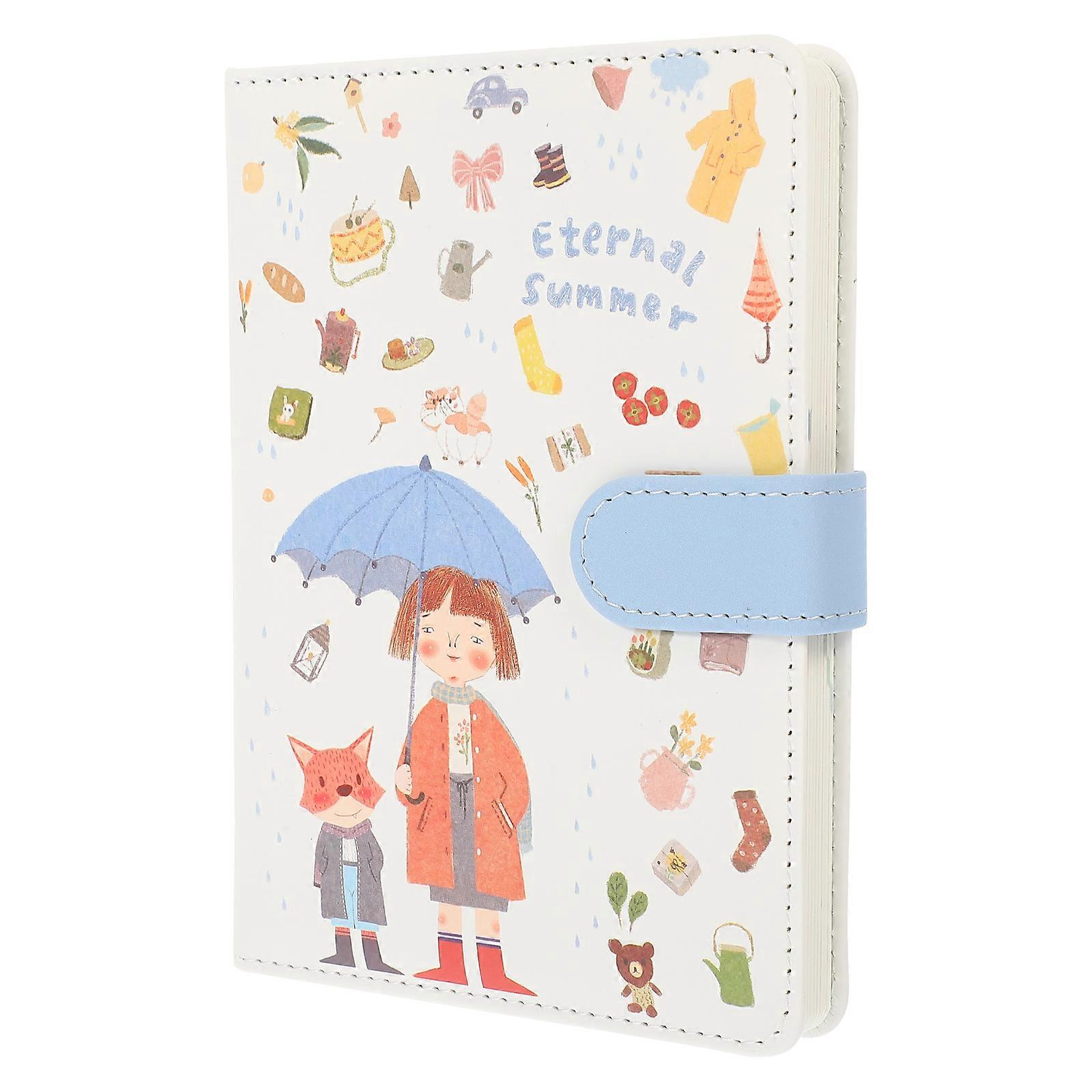 Paper Weekly Planner Notepad for Office Use 2Pcs Blue Notebooks