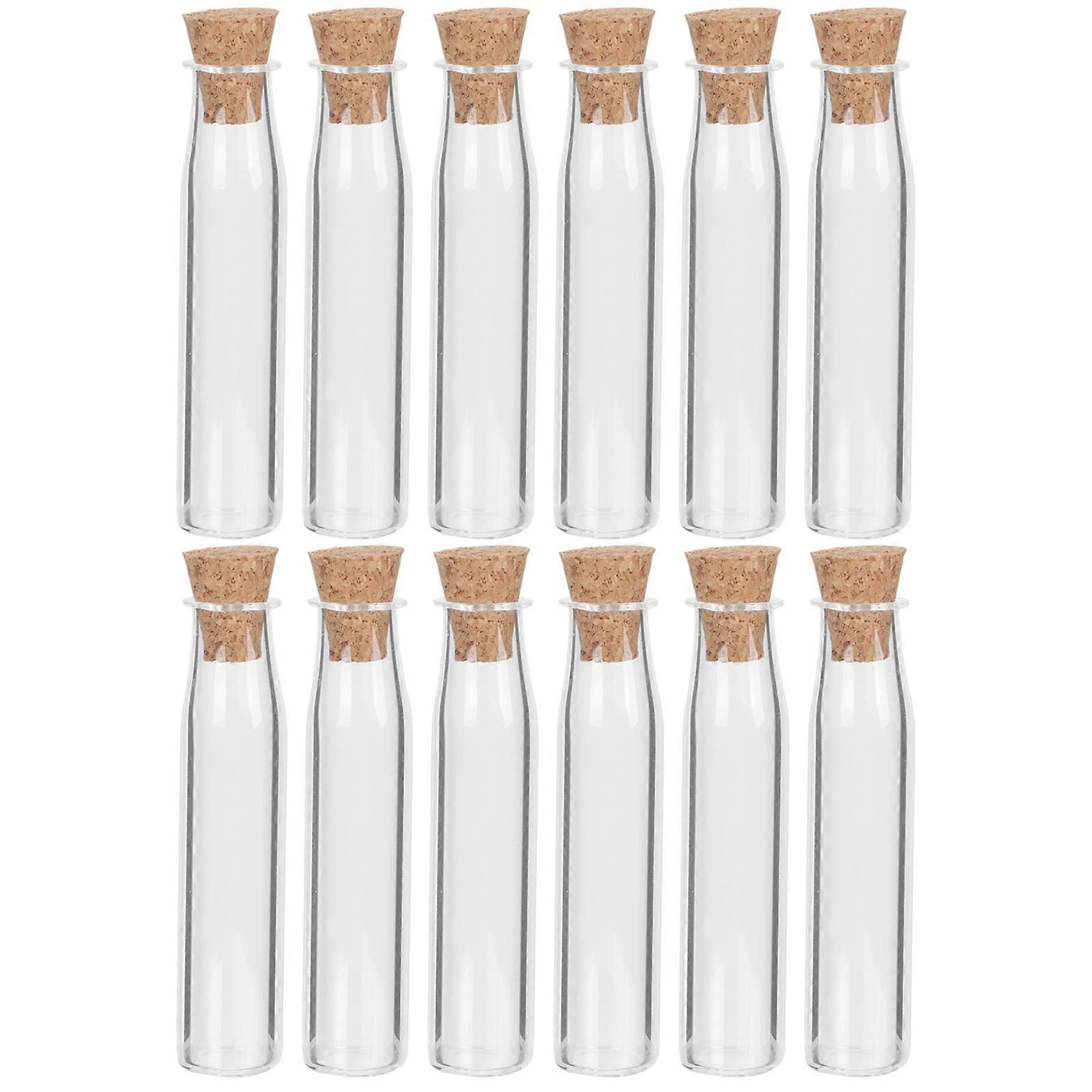 Decorative Glass Wishing Bottles for Storage 36Pcs with Stopper