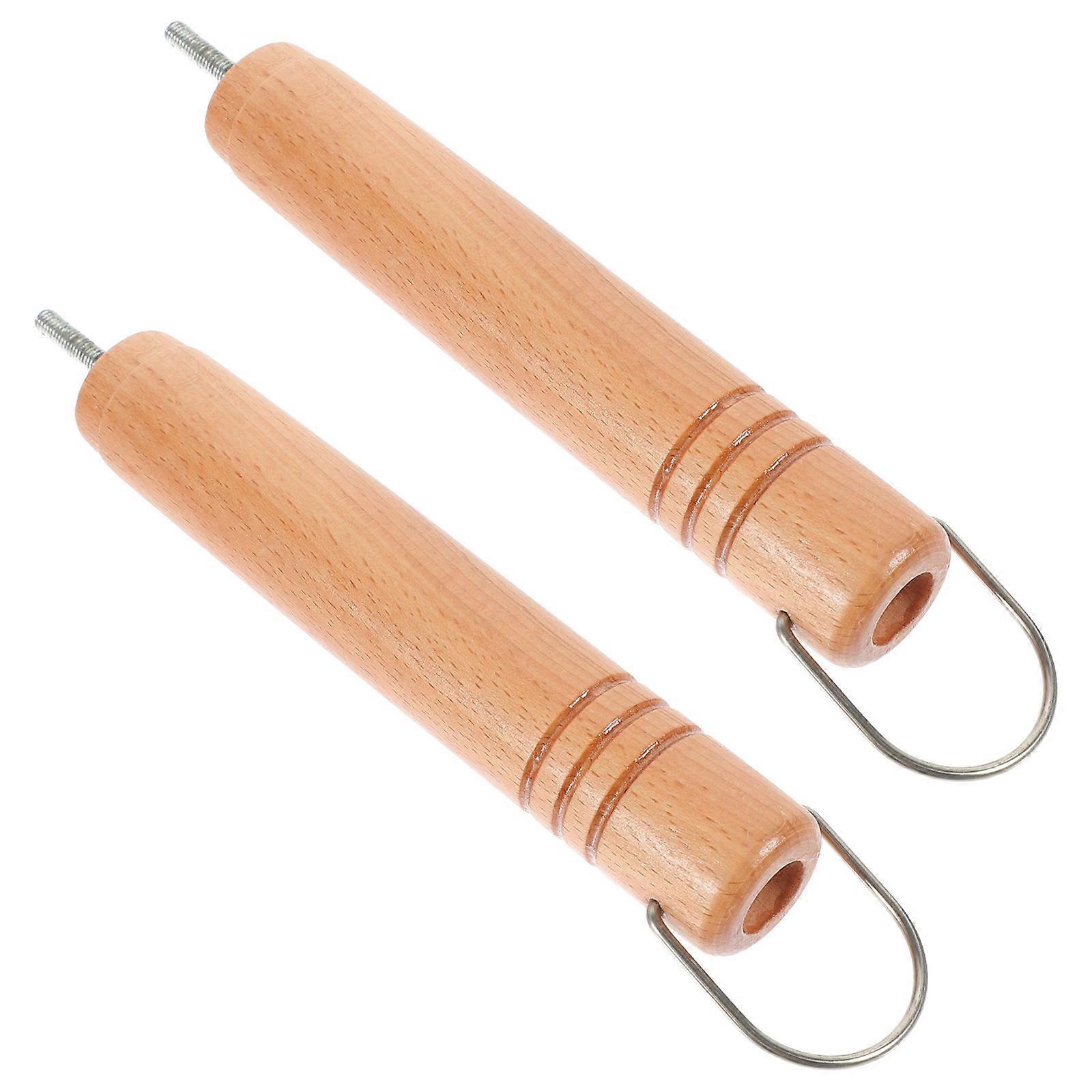 Wooden Pot Handle Set for Kitchen Use Featuring 4Pcs Sturdy Handles