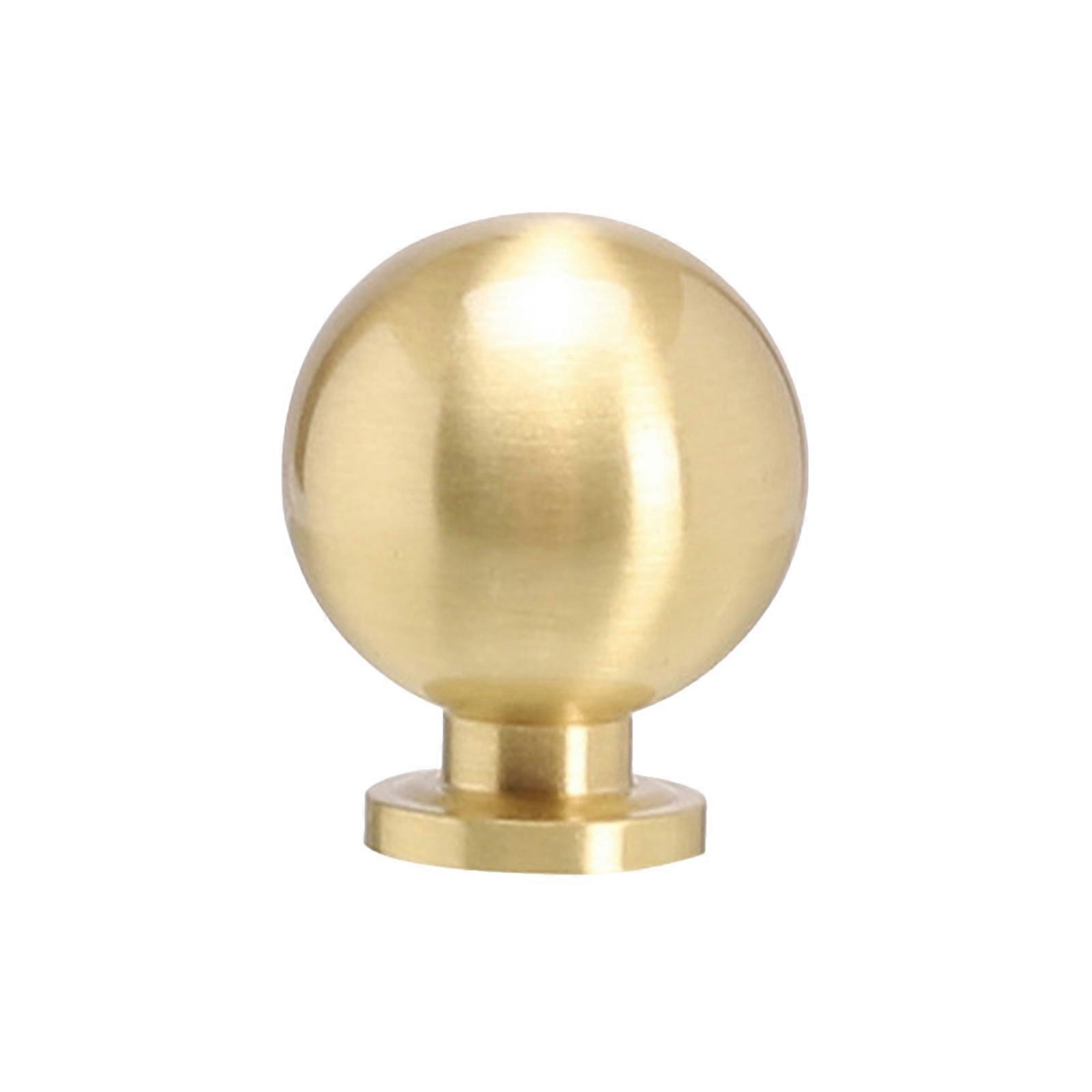 Golden Cabinet Knobs Brass Handles for Decoration 5Pcs Set
