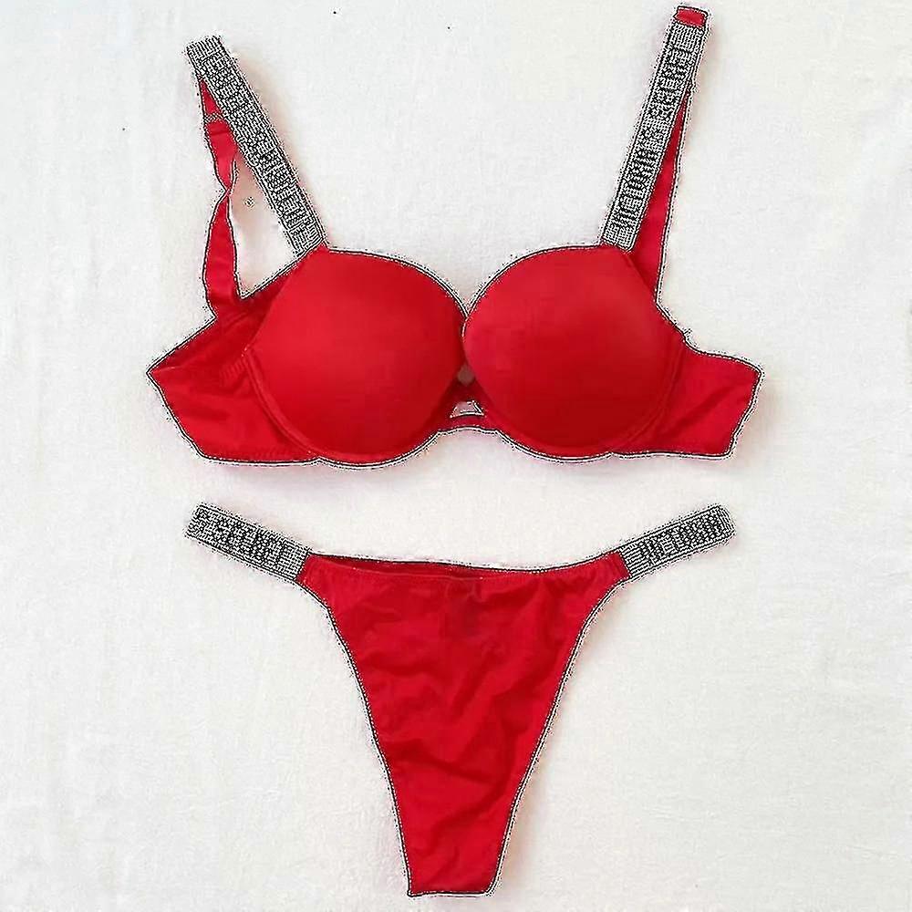 2025-ös szexi fehérnemű kényelmes női szett push-up melltartó Victoria's Secret fehérnemű szett női kétrészes fehérnemű
