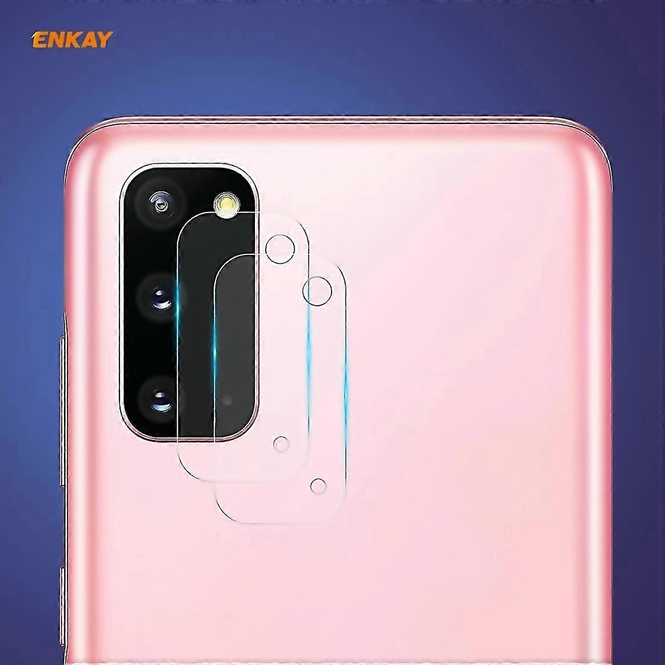 For 2 Pcs Hatprince Enkay 02mm 9h 215d Round Edge Rear Camera Lens Tempered Glass Film For Galaxy