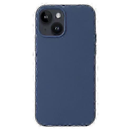 För Iphone 15 flytande silikonfodral (midnattsblått)