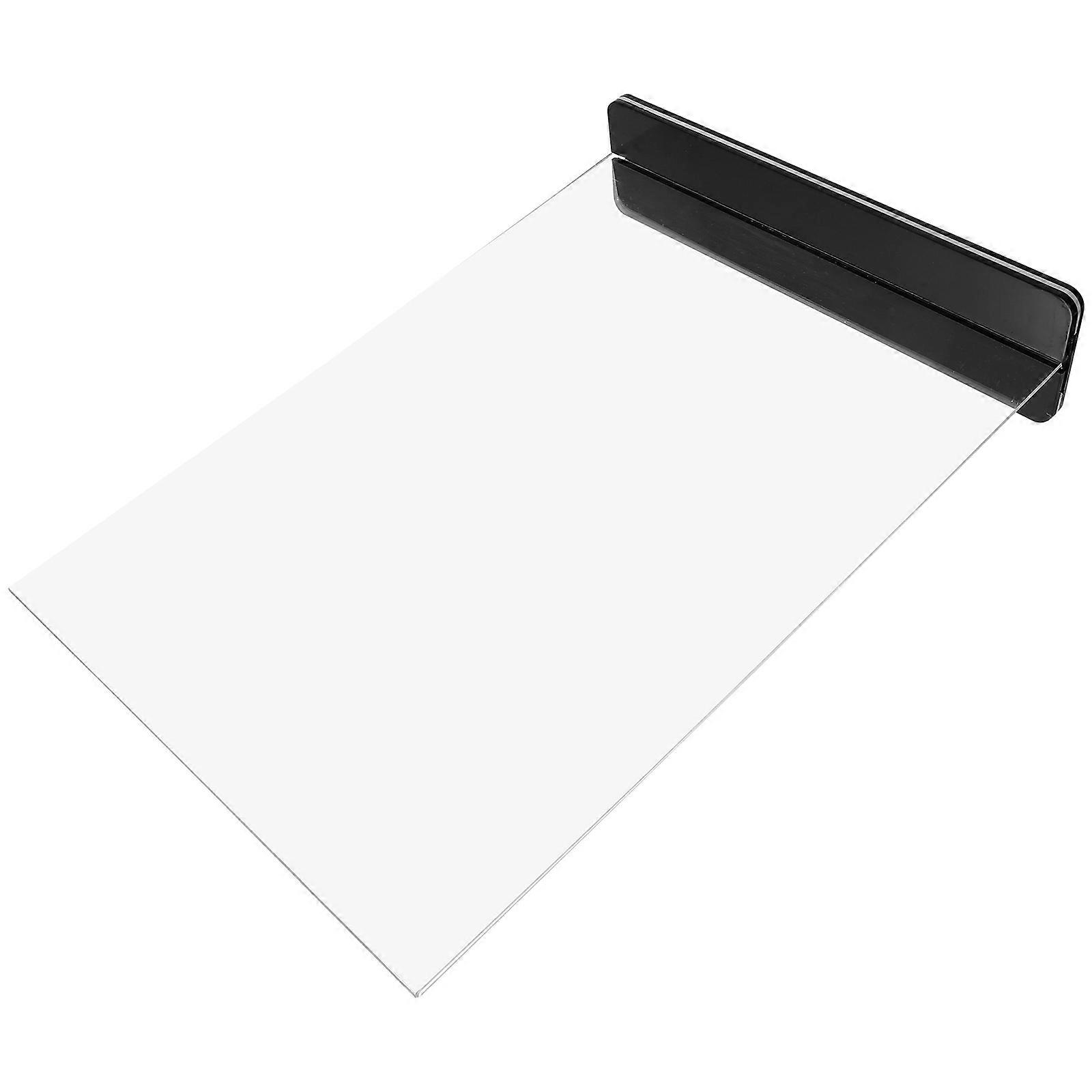 Transparent Acrylic Holder for Display 4Pcs Menu Stand for Restaurant