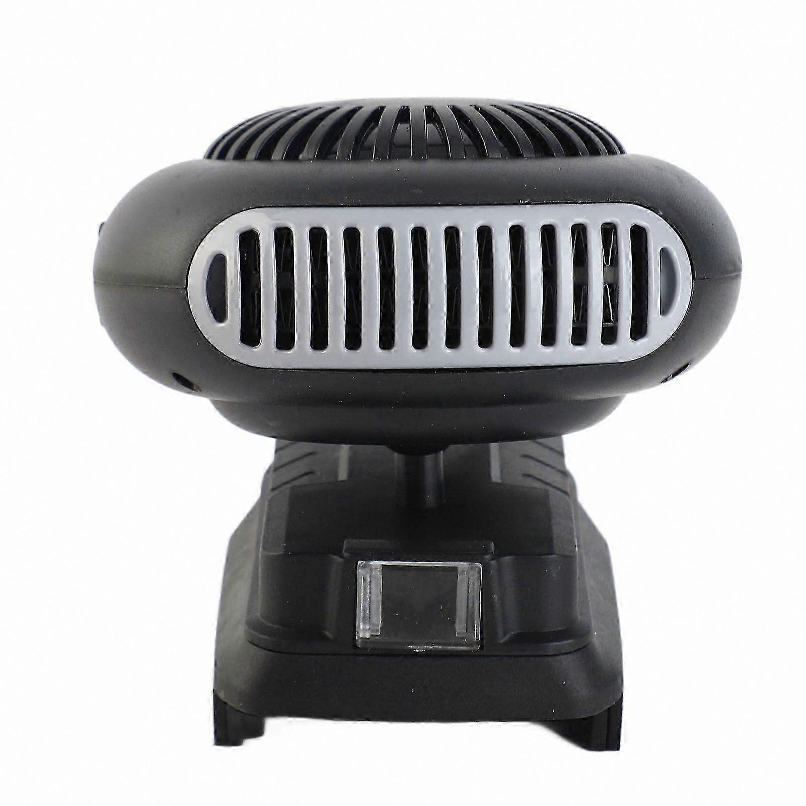 Portable Electric Heater Fan, 170W Dual Speed, Battery Operated Heater for Small Spaces, Compatible with 18V Batteries