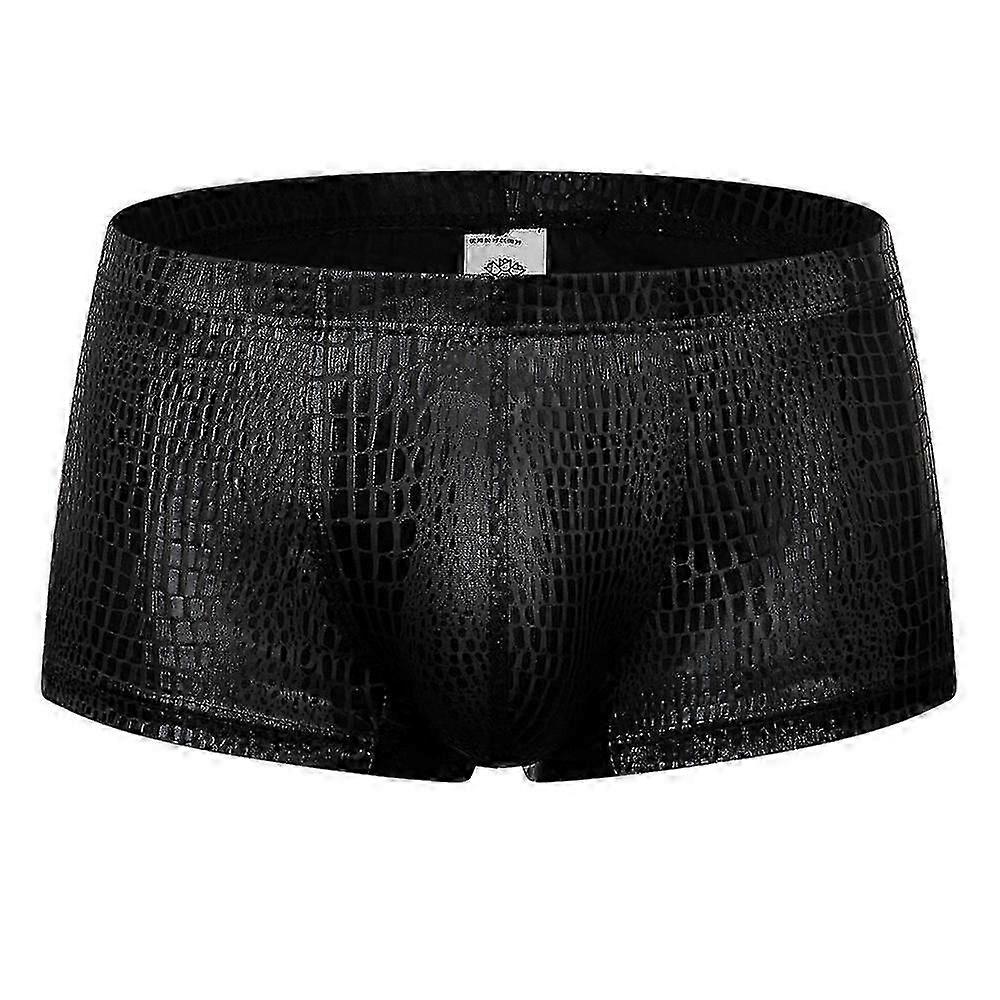 Erkekler Seksi Düşük Bel Külot Boxer Şort Şort İç Çamaşırı-2025