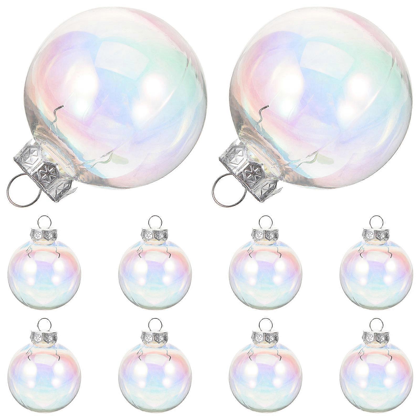 Xmas Tree Balls Ornament Plastic for Hanging 40Pcs Assorted Color