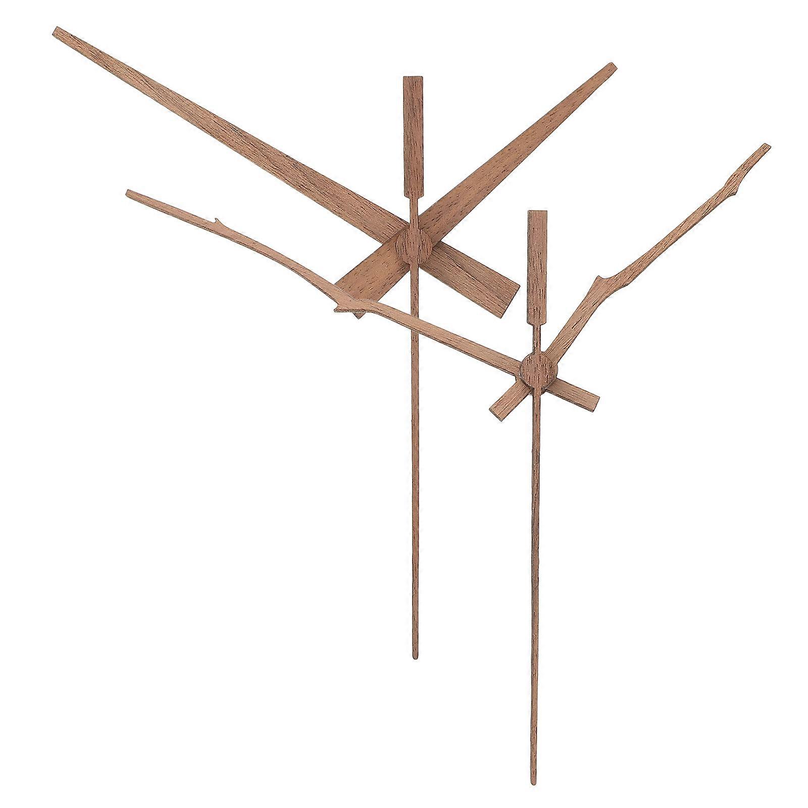 Wooden Clock Parts 2Sets Multi Easy DIY Replacement for Daily Use