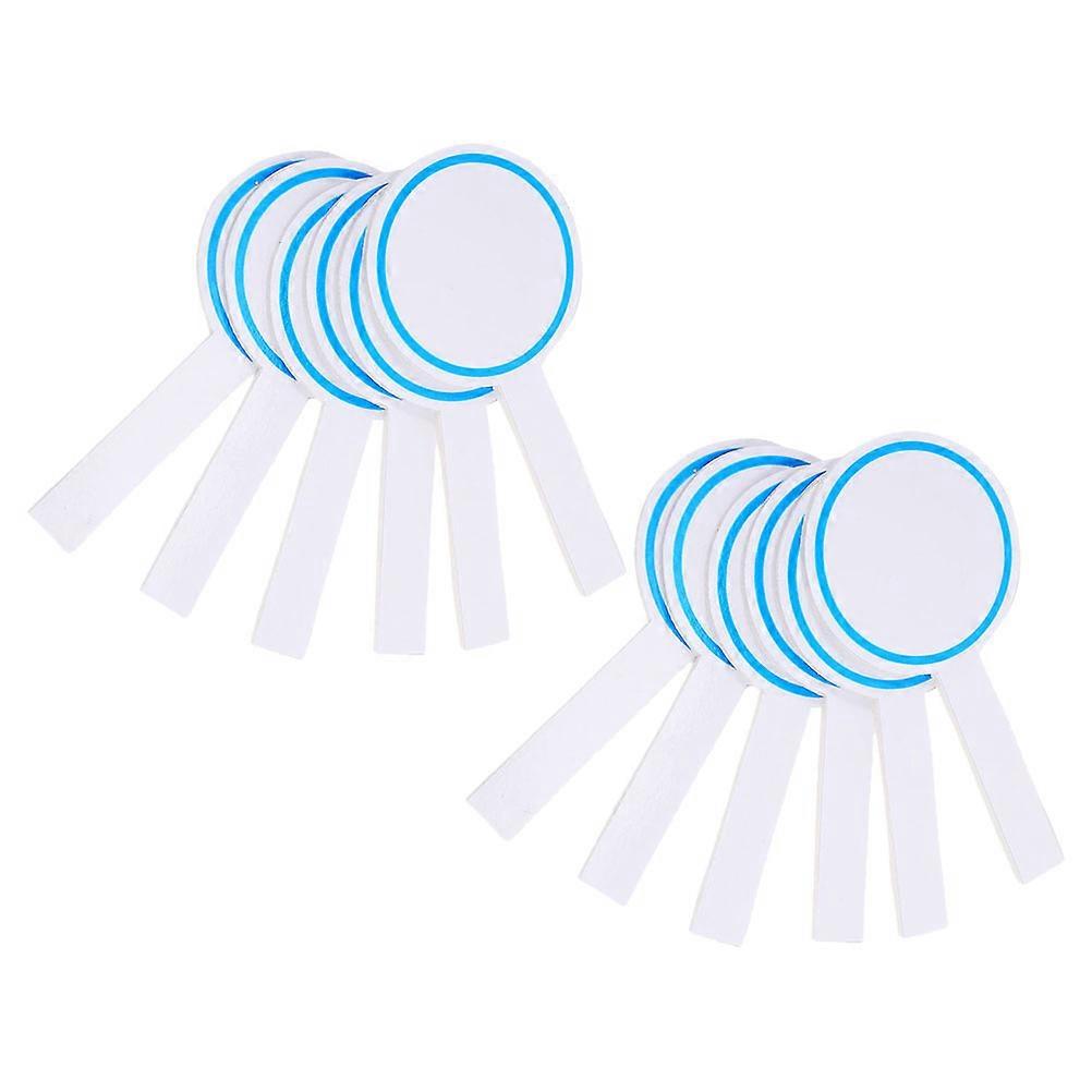 Handheld Scoreboards Writable Whiteboard Sports Events Rectangular Blue 12Pcs
