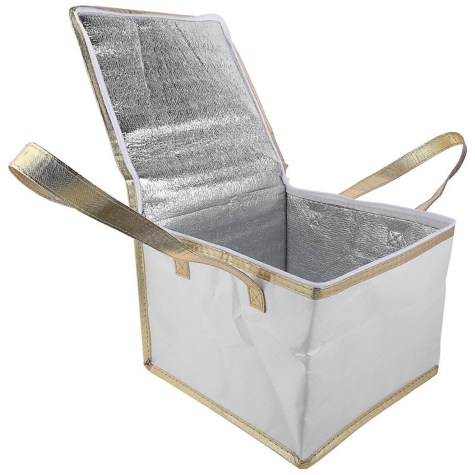 Thermal Food Storage Bag For Cake Packing 10.2X10.2X7.9In Multipurpose 1Pack
