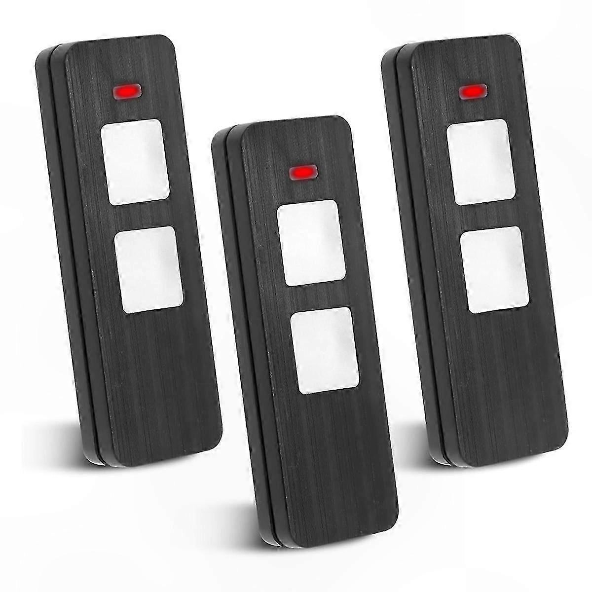 3-Pack 868MHz 2-Channel Garage Door Remote Control Compatible with Universal Systems
