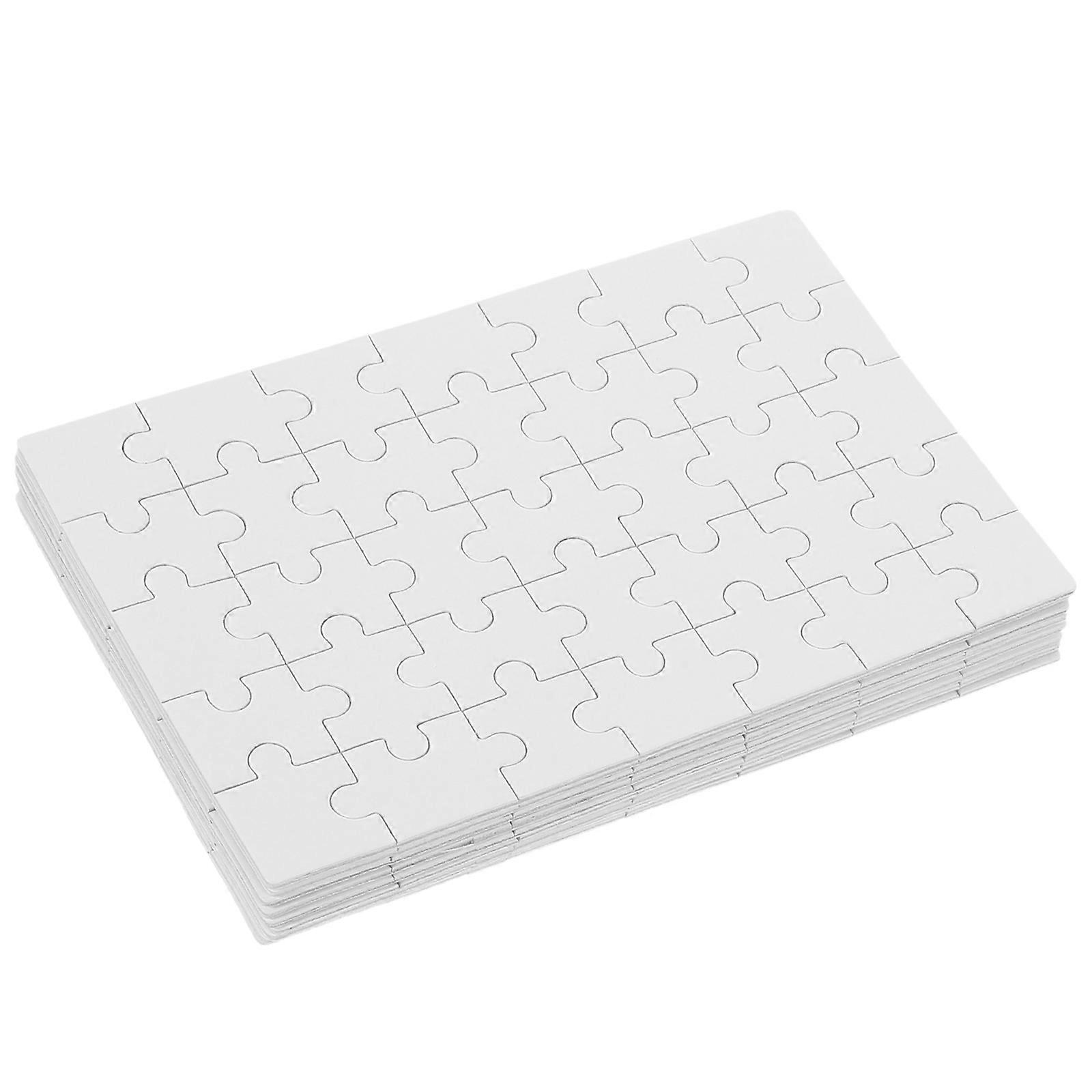 Heat Transfer Blank Puzzles 50 Sheets Designed For Adults And Children In Rectangle Shape Perfect For Memory Preservation
