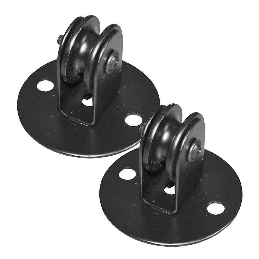 Lamp Pulley Wheel for Ceiling Mount with 8Pcs Durable Hanging Pulleys